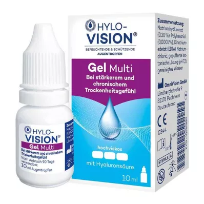 HYLO-VISION Jel multi göz damlası, 10 ml
