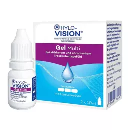 HYLO-VISION Jel multi göz damlası, 2X10 ml