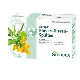 SIDROGA Mesane-böbrek yıkama çayı filtre torbası, 20X2.0 g
