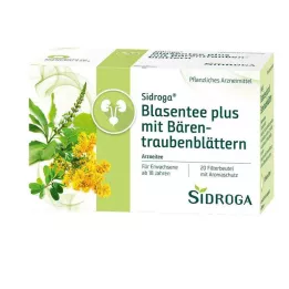SIDROGA Mesane çayı artı ayı üzümü yaprakları ile, 20X2.0 g