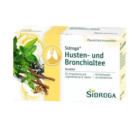 SIDROGA Öksürük ve bronşiyal çay filtre torbaları, 20X2.0 g