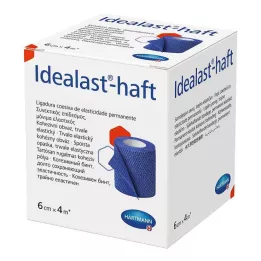 IDEALAST-haft renk bandaj 6 cmx4 m mavi, 1 adet