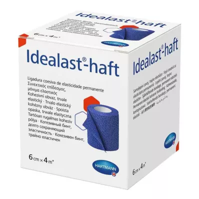 Idealast saplı renkli bandaj 6 cm x 4 m mavi, 1 adet Idealast saplı renkli bandaj 6 cm x 4 m mavi, 1 adet