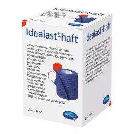 IDEALAST-haft renkli bandaj 8 cmx4 m mavi, 1 adet