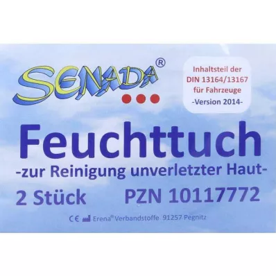 Senada ıslak mendil, 2 adet