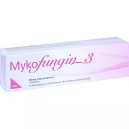 MYKOFUNGIN 3 adet 200 mg vajinal tablet, 3 adet