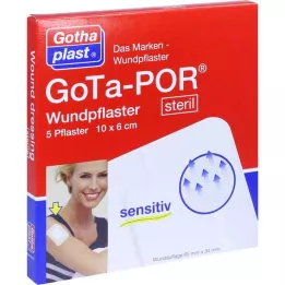 GOTA-POR Yara bantları steril 60x100 mm, 5 adet