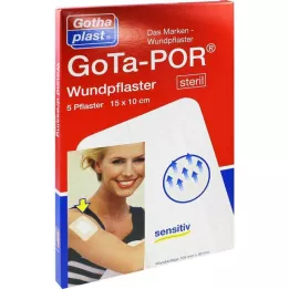 GOTA-POR Yara bantları steril 100x150 mm, 5 adet