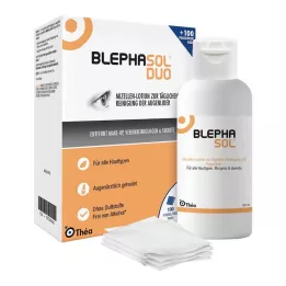 BLEPHASOL Duo 100 ml losyon+100 temizleme pedi, 1 P