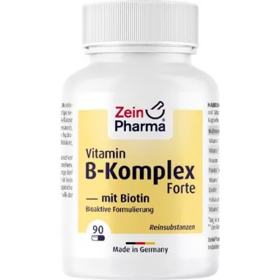 VITAMIN B KOMPLEX+Biotin Forte Kapsül, 90 Kapsül
