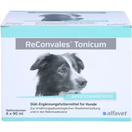RECONVALES Köpekler için tonik, 6X90 ml