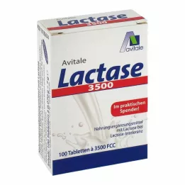LACTASE 3.500 FCC Tıklamalı dağıtıcıda tabletler, 100 adet