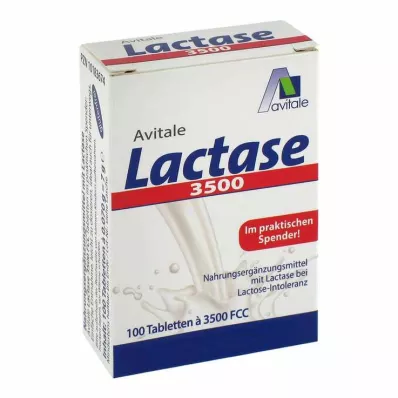 LACTASE 3.500 FCC Tıklamalı dağıtıcıda tabletler, 100 adet