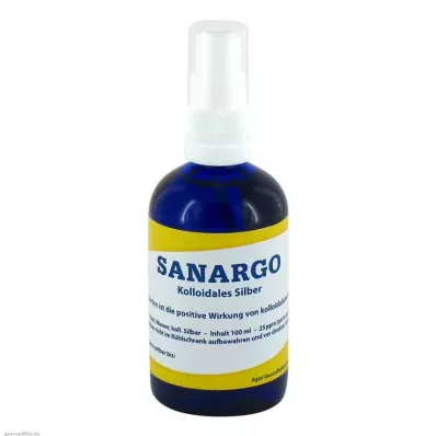 Sanargo kolloidal gümüş sprey şişesi, 100 ml Sanargo kolloidal gümüş sprey şişesi, 100 ml