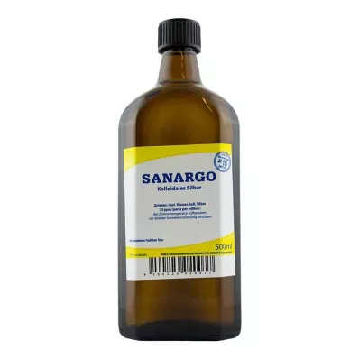 Sanargo kolloidal gümüş şişeler, 500 ml