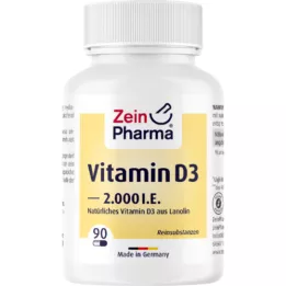 VITAMIN D3 2.000 I.U. kapsül, 90 adet