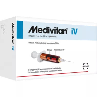 MEDIVITAN İki hazneli şırıngada iV enjeksiyon çözeltisi, 8 adet