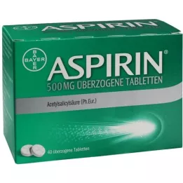 ASPIRIN 500 mg kaplı tablet, 40 adet
