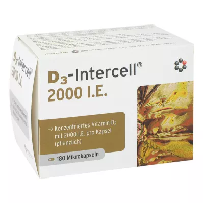 D3-Intercell 2000 IU kapsül, 180 adet D3-Intercell 2000 IU kapsül, 180 adet