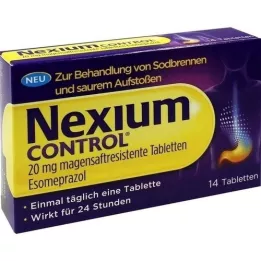 NEXIUM Kontrol 20 mg enterik kaplı tablet, 14 adet