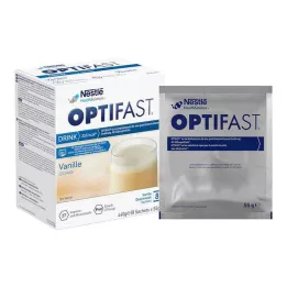 OPTIFAST home Drink Vanilya Tozu, 8X55 g
