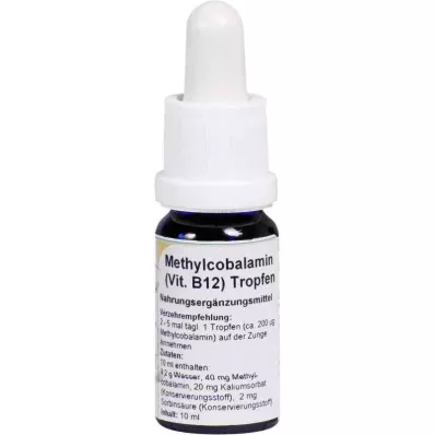 Metilkobalamin B12 Vitamini damlası (10 ml) Metilkobalamin B12 Vitamini damlası (10 ml)