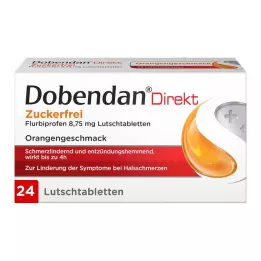 DOBENDAN Doğrudan şekersiz Flurbiprofen 8.75mg Lut, 24 adet