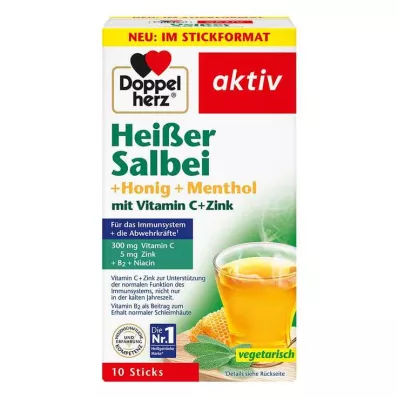 Doppelherz Acı Adaçayı+Bal+Mentol Granülleri, 10 adet Doppelherz Acı Adaçayı+Bal+Mentol Granülleri, 10 adet