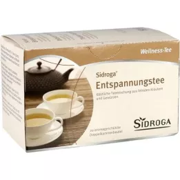 SIDROGA Wellness relaxation çay filtre torbası, 20X1,75 g