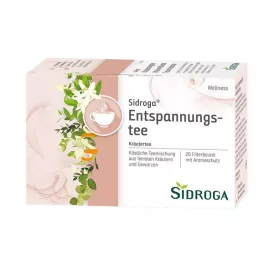 SIDROGA Wellness relaxation çay filtre torbası, 20X1,75 g