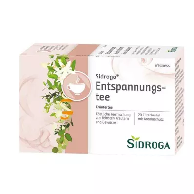 SIDROGA Wellness relaxation çay filtre torbası, 20X1,75 g