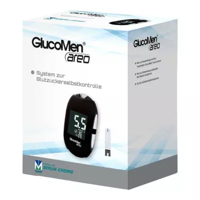 GLUCOMEN areo kan şekeri ölçüm cihazı seti mmol/l, 1 adet