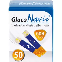 SD GlucoNavii GDH Kan şekeri test şeritleri, 1X50 adet