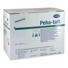 PEHA-TAFT lateks OP-eldiven 7 beden, 50X2 adet