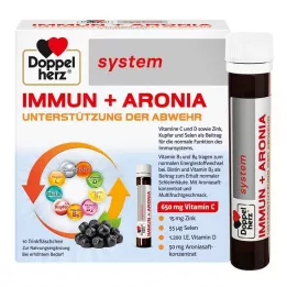 DOPPELHERZ Immun+Aronia sistem ampulleri, 10 adet