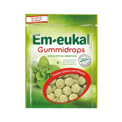 EM-EUKAL Şeker içeren okaliptüs-mentol damla sakızı, 90 g