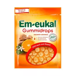 EM-EUKAL Sakız damlası zencefil-portakal şekerli, 90 g