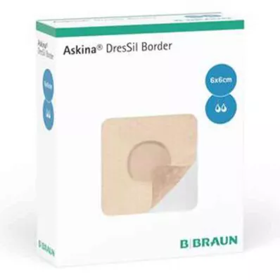 ASKINA DresSil Border Sil.Schaumst.V.6x6 cm, 10 adet
