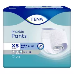 TENA PANTS artı XS 50-70 cm ConfioFit tek kullanımlık pantolon, 14 adet