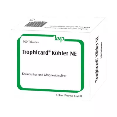 Trophicard Köhler NE tabletler, 100 adet Trophicard Köhler NE tabletler, 100 adet