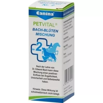 PETVITAL Bach Flowers No. 2 Globules vet., 10 g