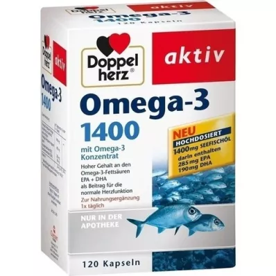 DOPPELHERZ Omega-3 1.400 Kapsül, 120 Kapsül