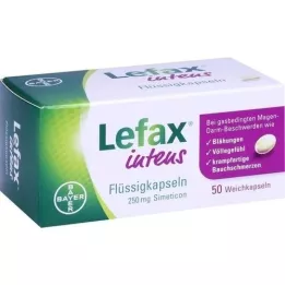 LEFAX yoğun sıvı kapsül 250 mg simetikon, 50 adet