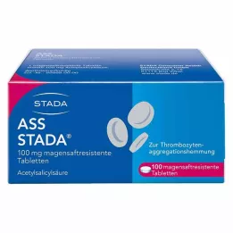 ASS STADA 100 mg enterik kaplı tablet, 100 adet