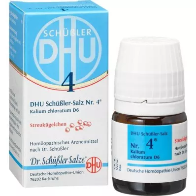 BIOCHEMIE DHU 4 Potasyum kloratum D 6 globül, 10 g