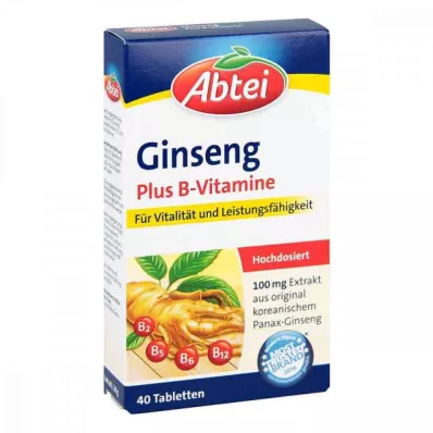 ABTEI Ginseng Plus B-Vitaminleri Tabletleri, 40 Kapsül ABTEI Ginseng Plus B-Vitaminleri Tabletleri, 40 Kapsül