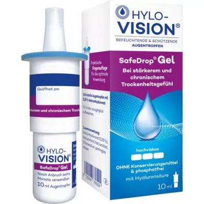 HYLO-VISION SafeDrop Jel göz damlası, 10 ml