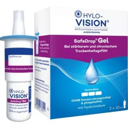 HYLO-VISION SafeDrop Jel göz damlası, 2X10 ml