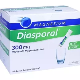 MAGNESIUM DIASPORAL 300 mg granül, 100 adet