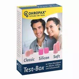 OHROPAX Test kutusu 3 tip kulak tıkacı, 3X2 adet